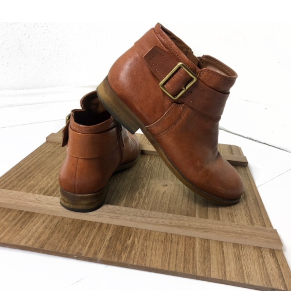 Franco Sarto Brown Holmes Booties - Picture 2 of 7